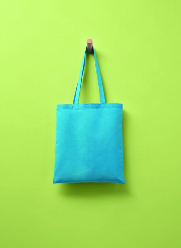 Cotton shopper long handle tote bag- RL100 - Image 3